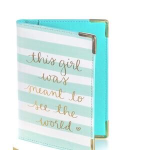 Multicolored Leather Passport Holder - Stylish Travel Accessory For Her 15 cm